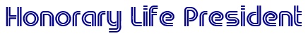 Honorary Life President